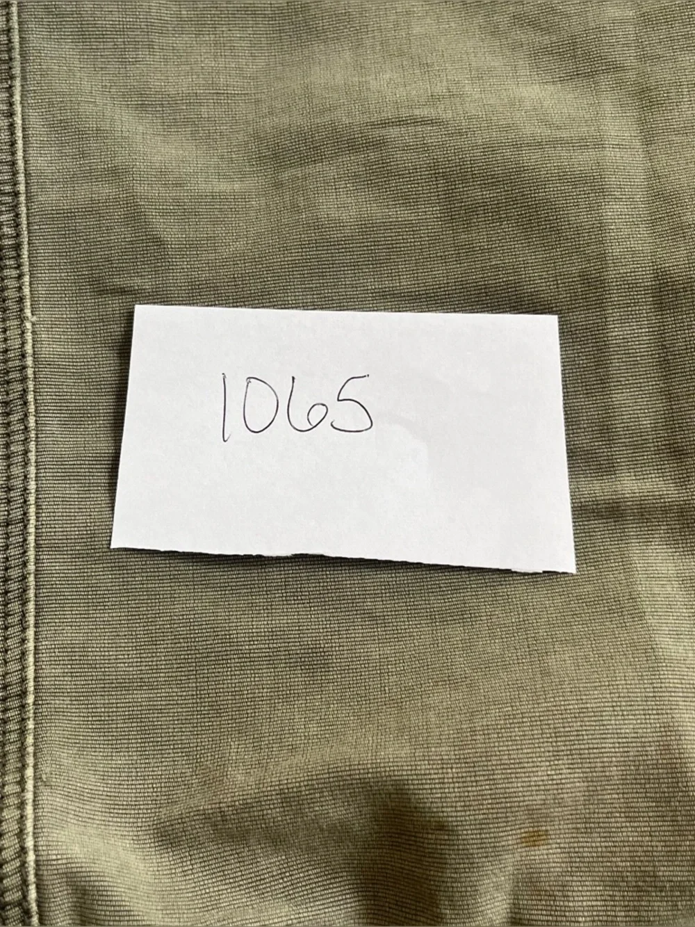 Scotch & Soda Large Women's Green Military Field Jacket Zip Up Utility M65 FLAWS - Picture 10 of 10